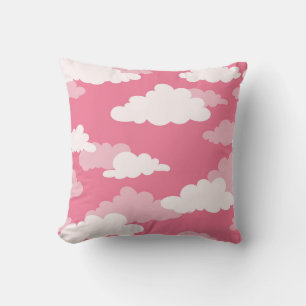 Cojín Decorativo Cielo de nube sin foco, textura vintage.