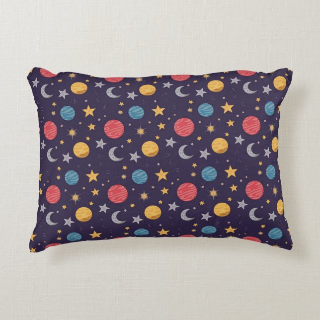 Cojín Decorativo Cielo galáctico (Anverso)