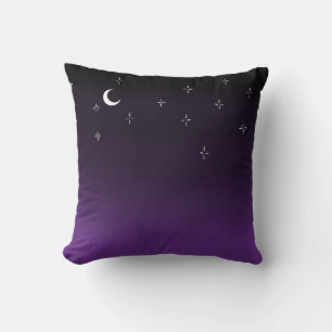 Cojín Decorativo Cielo nocturno púrpura