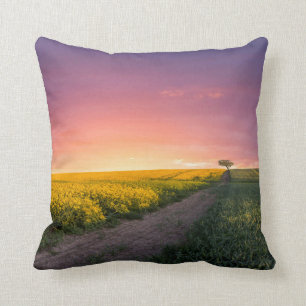 Cojín Decorativo Cielo rosado en la noche