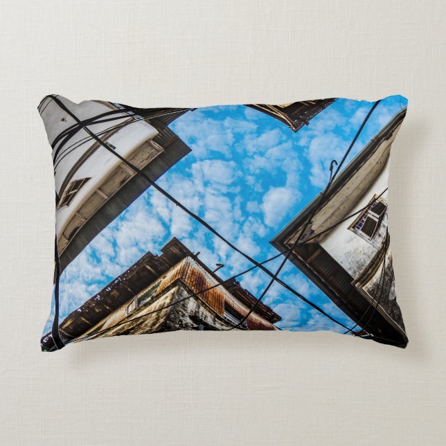 Cojín Decorativo Cielo sobre Stonetown, Zanzíbar (Anverso)