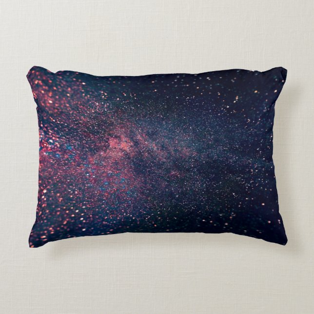 Cojín Decorativo Cielos azules llenos de estrellas (Anverso)