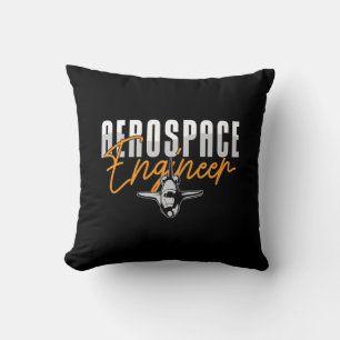 Cojín Decorativo Ciencia de cohetes de ingeniería aeroespacial