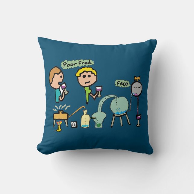 Cojín Decorativo Ciencia divertida (Anverso)
