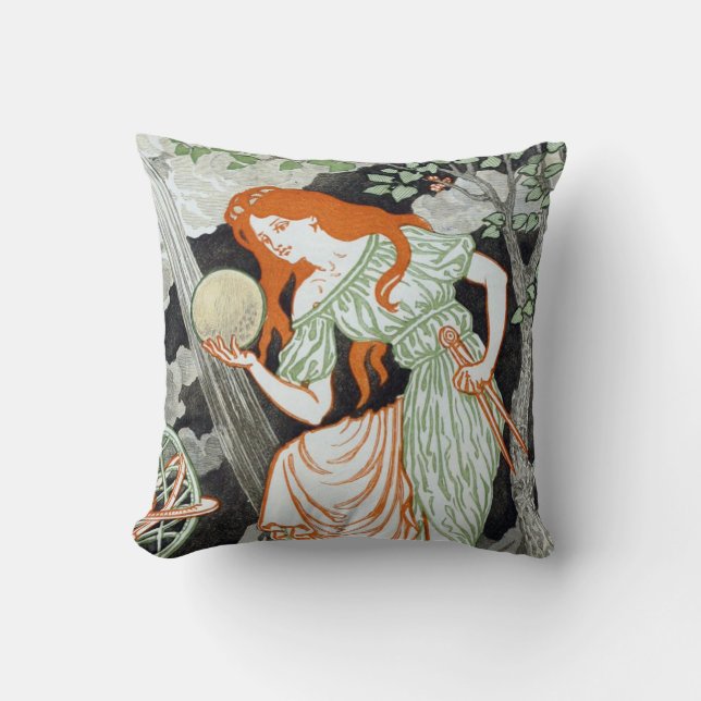 Cojín Decorativo Científica (Mujeres en la Ciencia) (Anverso)