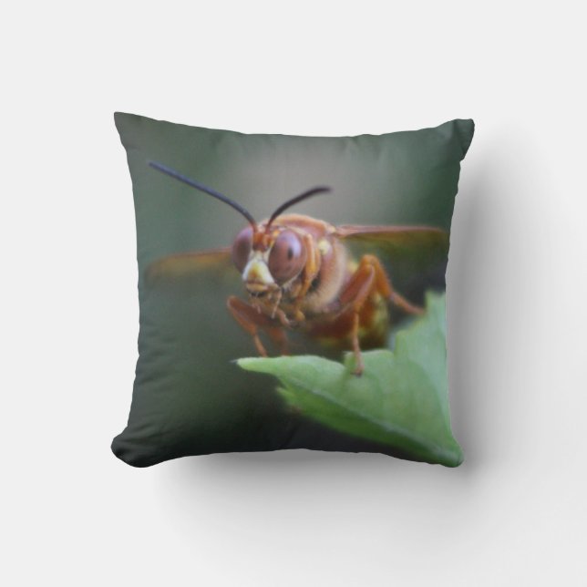 Cojín Decorativo Cierre de un asesino de Cicada (Anverso)