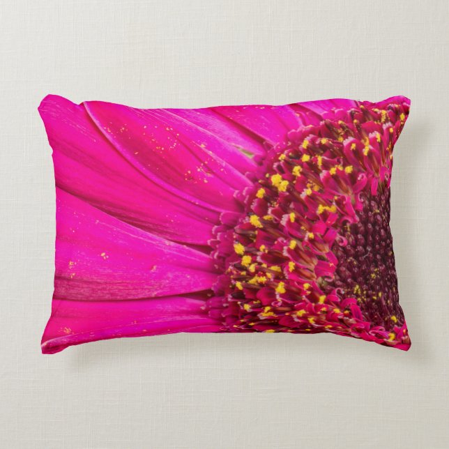 Cojín Decorativo Cierre de una margarita Gerber (Anverso)