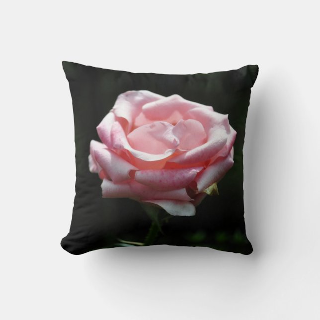 Cojín Decorativo Cierre rosa rosa (Anverso)