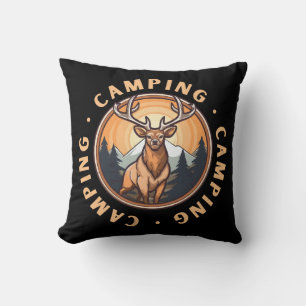 Cojín Decorativo Ciervos - Salvajismo - Camping