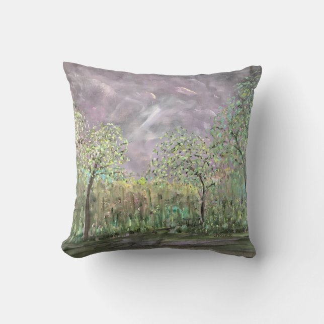 Cojín Decorativo "Cifras ocultas" Pillow soñadora (Anverso)