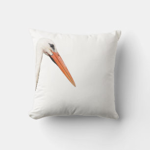 Cojín Decorativo cigüeña blanca