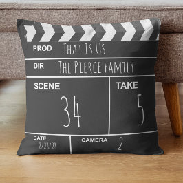 Cojín Decorativo Cine en casa de Personalizado Clapboard