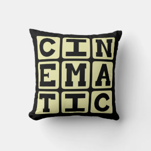 Cojín Decorativo Cinematográfico, como una película