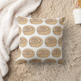 Cojín Decorativo Cinnamon Roll Bun Pastry Baked Goods Bake Sale
