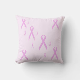Cojín Decorativo Cinta de cáncer de mama