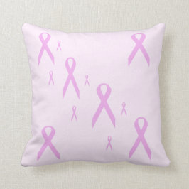 Cojín Decorativo Cinta de cáncer de mama