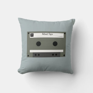 Cojín Decorativo Cinta de casete, mixtape