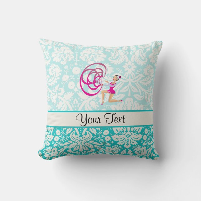 Cojín Decorativo Cinta de la gimnasia rítmica (Anverso)