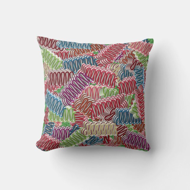 Cojín decorativo Cinta de navidades (Anverso)