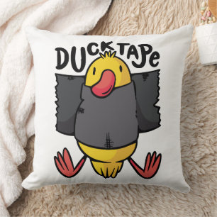 Cojín Decorativo Cinta de Pato Quirky Montaje en Pared
