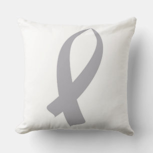 Cojín Decorativo Cinta de sensibilización (gris)