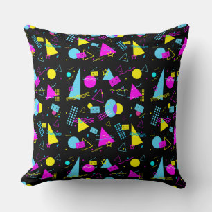COJÍN DECORATIVO CINTA RETRO FORMAS COLORIDAS