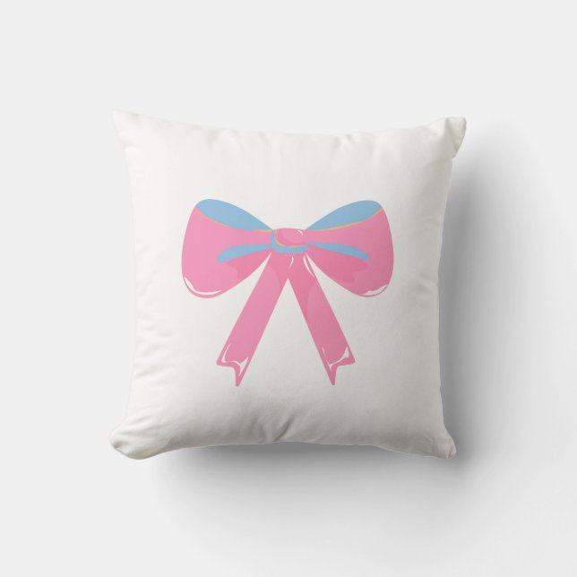 Cojín Decorativo Cinta Rosa (Anverso)