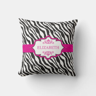 Cojín Decorativo Cinta rosa Zebra MoJo Pillow
