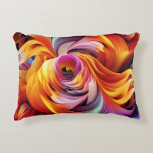 Cintas de colores vivos amarillo-rojo