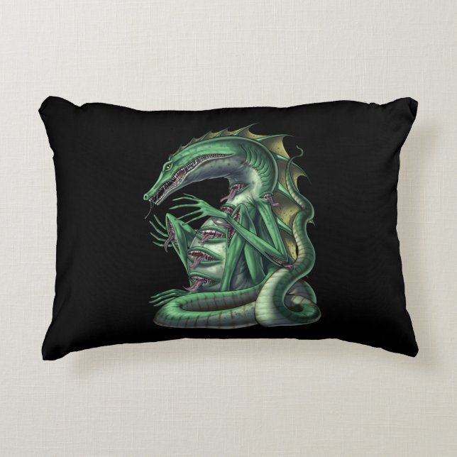 Cojín Decorativo CipactliAztec Mythology Creature Cipactli (Anverso)