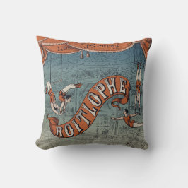 Cojín Decorativo Circo Victoriano Antiguo