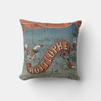Cojín Decorativo Circo Victoriano Antiguo