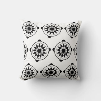 Cojín Decorativo Círculo de cultivo geométrico futurista Mandala