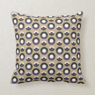 Cojín Decorativo Círculo malva