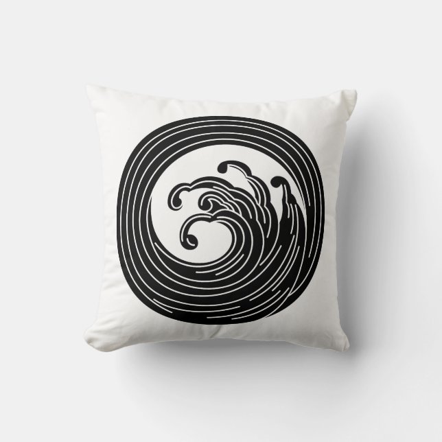 Cojín Decorativo Círculo ondulado (Anverso)
