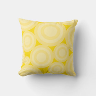 Cojín Decorativo Círculos amarillos MOJO Pillow americano