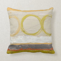 Círculos amarillos y Naranjas sobre fondo multicol