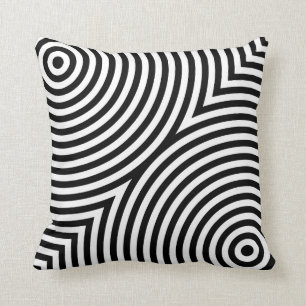 Cojín Decorativo Círculos concéntricos superpuestos