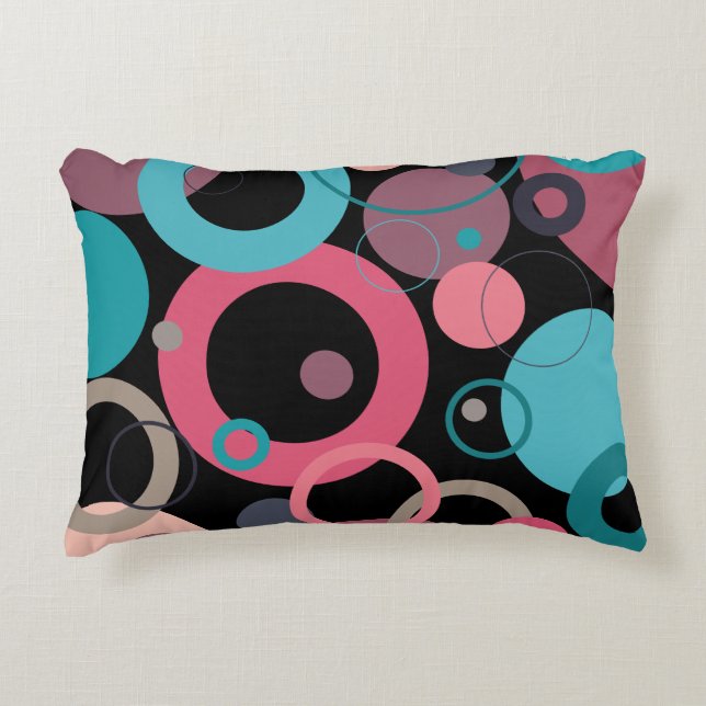 Cojín Decorativo Círculos del horizonte (Anverso)