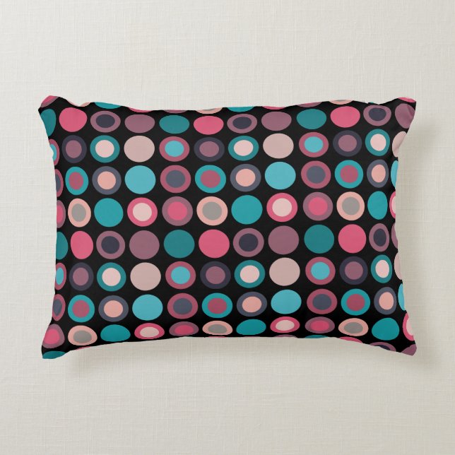 Cojín Decorativo Círculos del horizonte 3 (Anverso)