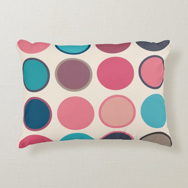 Cojín Decorativo Círculos del horizonte 3 (Anverso)