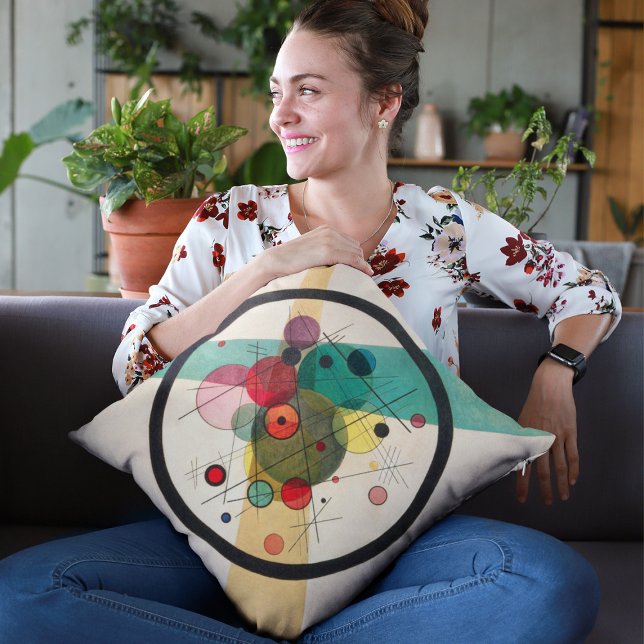 Cojín Decorativo Círculos en un círculo, Kandinsky (Subido por el creador)