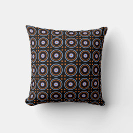 Cojín Decorativo Círculos Mod 6 Negro
