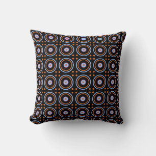 Cojín Decorativo Círculos Mod 6 Negro