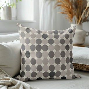 Cojín Decorativo Círculos vinculados grises modernos decoración Gue