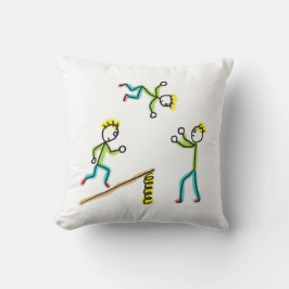 Cojín Decorativo Circus Stickmen Acrobats