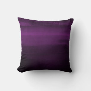 Cojín Decorativo Ciruela Púrpura Moderno Acuarela Chic Oscuro Malhu
