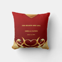 Cisne de Boda de Oro Rojo Decoración para Pareja �