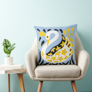 Cojín Decorativo Cisne de hadas al estilo ruso