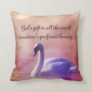 Cojín Decorativo Cisne noble
